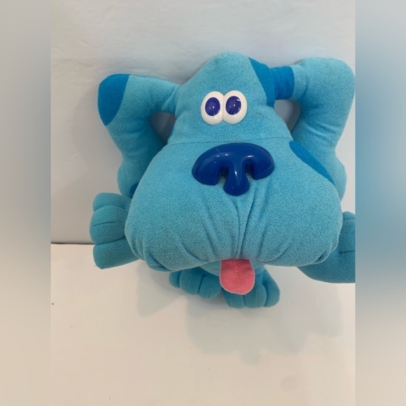 Vintage 1997 Blue from Blue’s Clues Tyco Music and Sound Dog Plush 12” - Picture 4 of 6